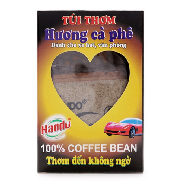 [Free Ship 99k] Túi thơm hương cà phê ô tô 100g Hando