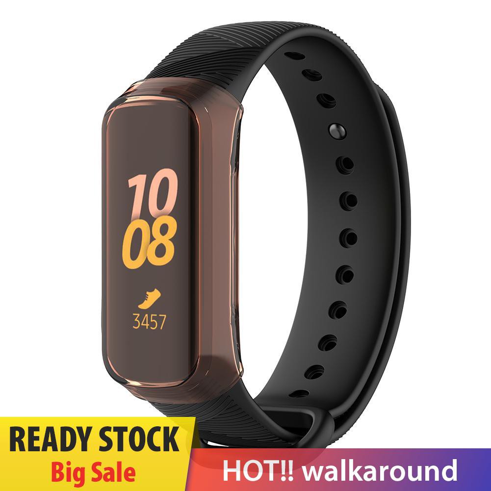 Dây đeo tpu trong suốt cho đồng hồ thông minh cao cấp Galaxy Fit-E R375 L &amp; 6