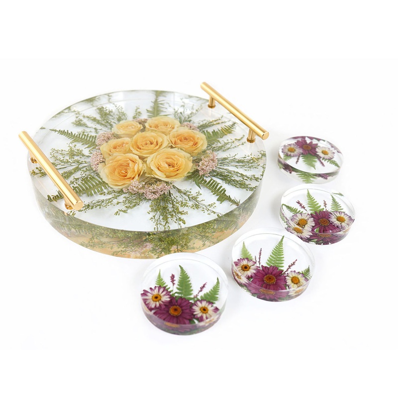 Sa Bộ Khuôn Silicon Làm Đế Lót Ly Có Tay Cầm Trang Trí Phòng Khách / Phòng Ngủ