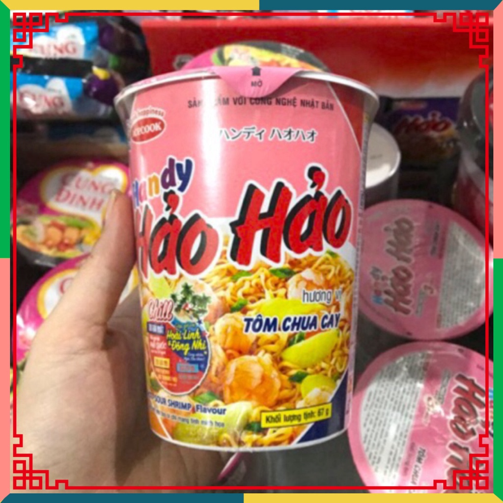 HOT LIKE Mì Cốc Hảo Hảo Handy Ly 67g/ Mini Handy