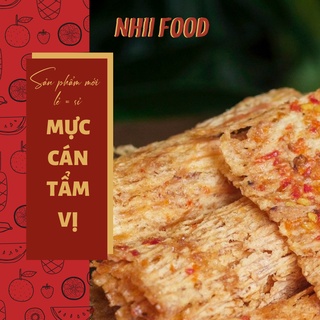 200gr mực cán tẩm vị loại 1 nhii food thực phẩm sạch nhà làm