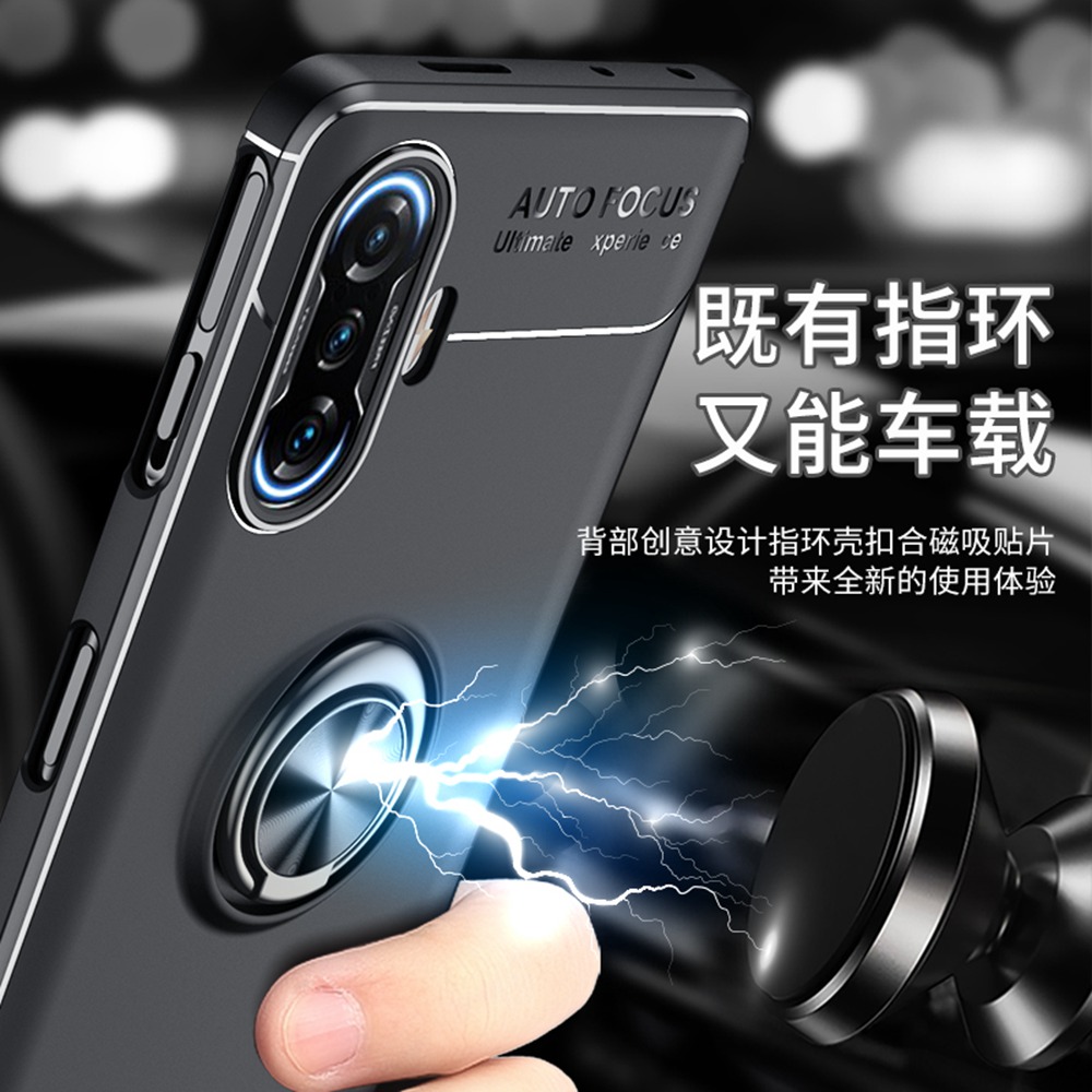 Ốp điện thoại bằng tpu mềm có vòng đỡ nam châm cho Xiaomi Redmi K40 Gaming