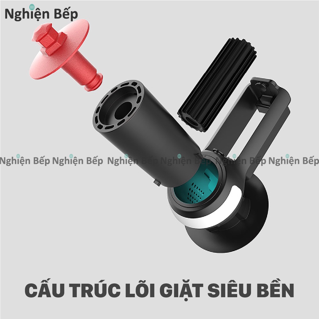 Chổi lau nhà thông minh XIAOMI CHÍNH HÃNG Yijie Rotary Mop Set YD - 02 Red Gray Cloth