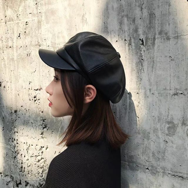 Nón Newboy Bí Da PU