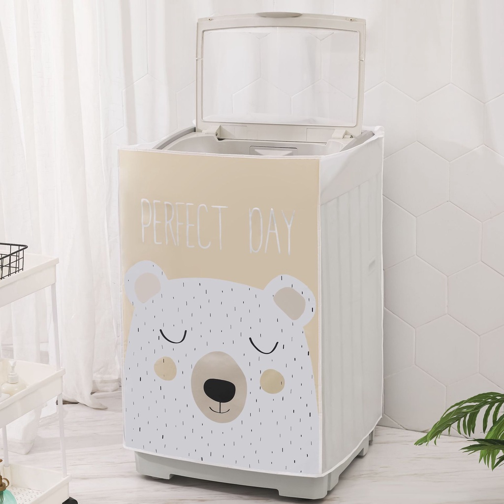Bọc trùm máy giặt cửa ngang,cửa trên chống bụi chống nước che phủ máy giặt đẹp 88192 THẾ GIỚI TIỆN ÍCH