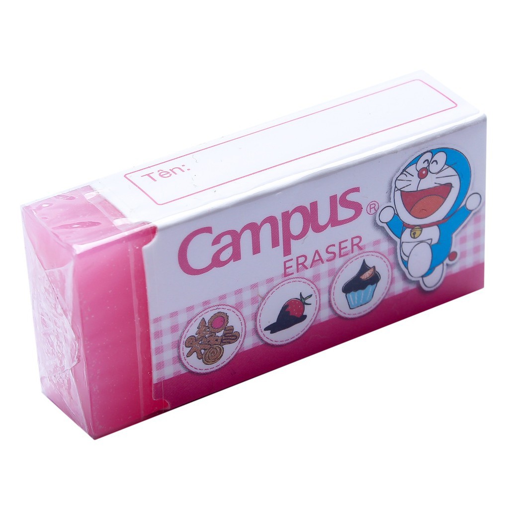 Tẩy Campus Doraemon Eraser, Gôm Tẩy Sạch và Mềm