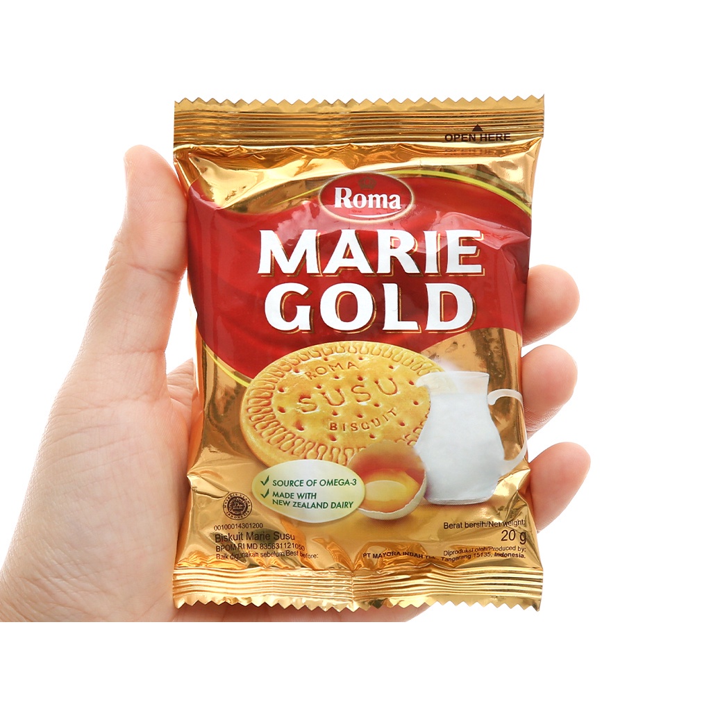 Combo 2 Bánh quy sữa Roma Marie Gold 120gX2