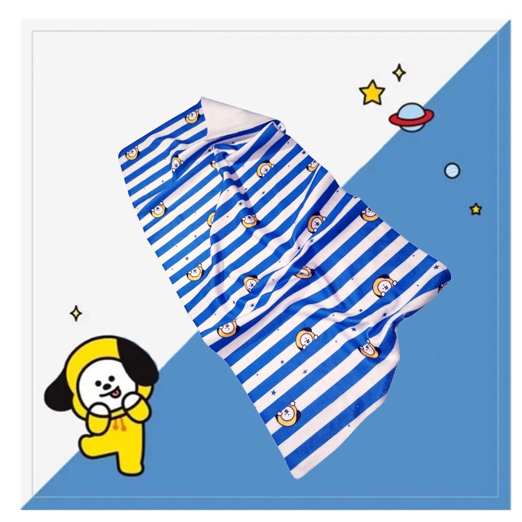 Khăn Lau Mặt In Hình BT21 Dễ Thương