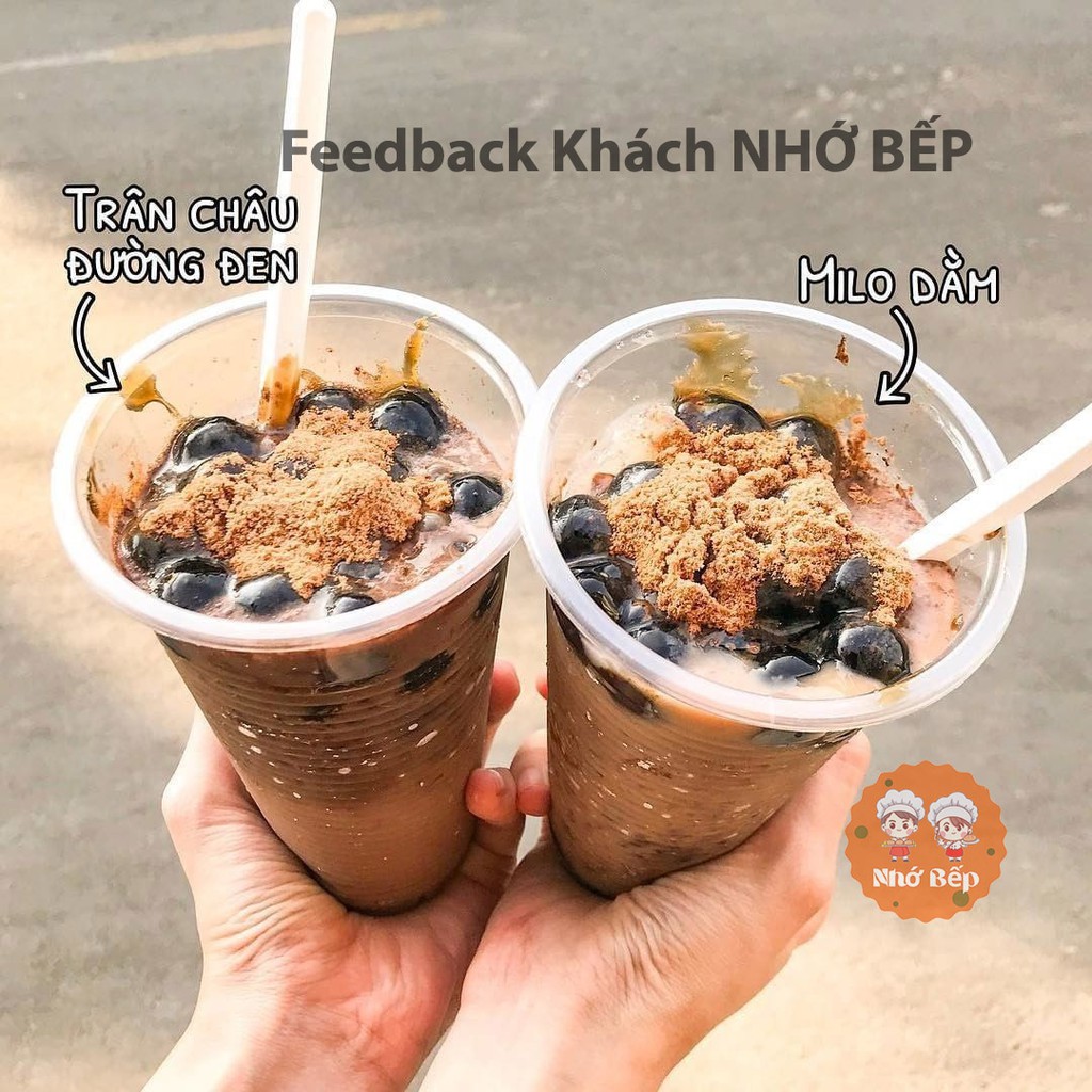 Set Milo Dầm, Ca Cao Dầm ( Set Lớn) Tặng Kèm Công Thức Và Pudding - NHỚ BẾP
