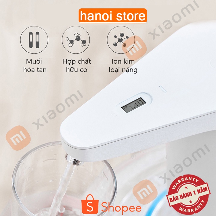 Vòi bơm nước tự động từ bình đóng chai tích hợp TDS Xiaomi Xiaolang HD-ZDCSJ01 [BẢO HÀNH 12 THÁNG]