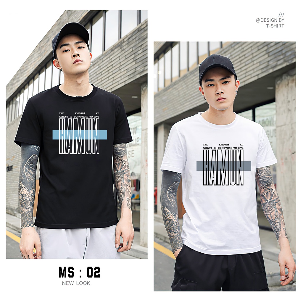 [ Mã 01-06] Áo Thun Nam Cổ Tròn vải Cotton co giãn dày dặn Mã 01-06