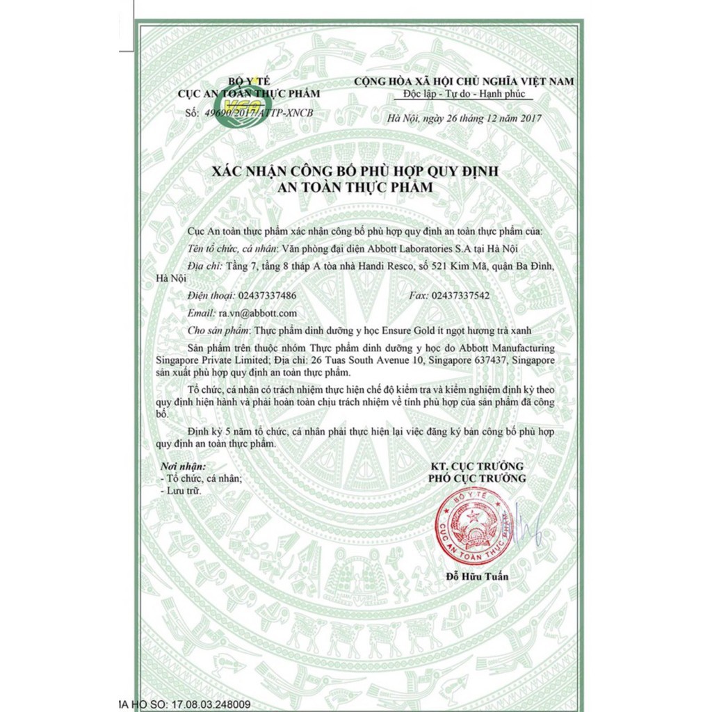 Thùng 24 chai Sữa Ensure nước Original Vani 237ml