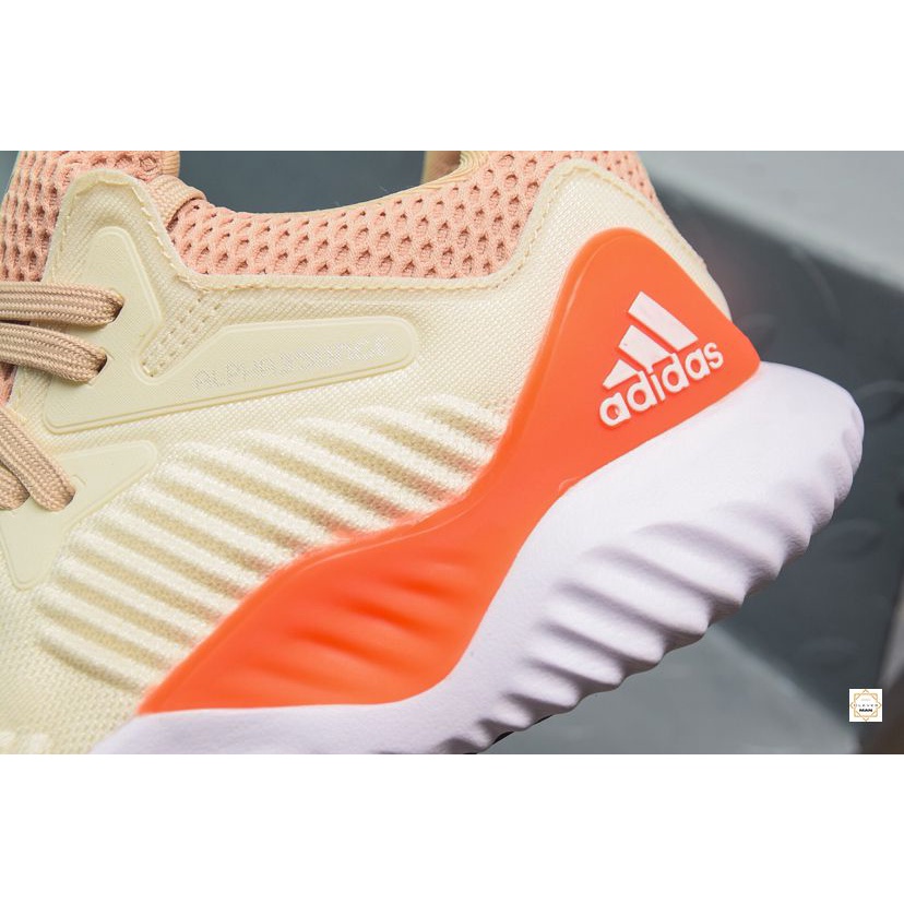 Giày Thể Thao Alphabounce Beyond 2018 Cream White Red Màu Kem Trắng Sữa đế Trắng đỏ Cực Êm Thoáng Khí  Clever Man Store