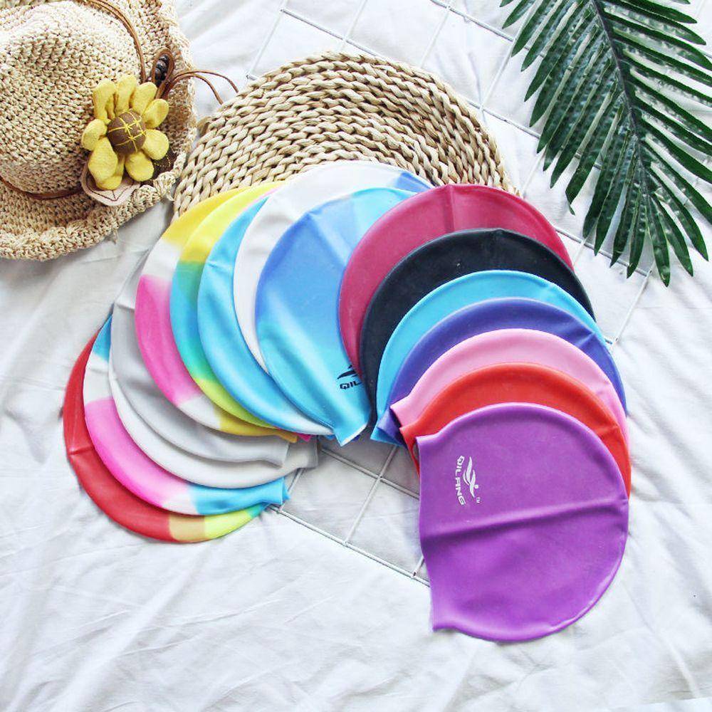 Mũ Bơi Silicone Co Giãn Linh Hoạt Nhiều Màu Sắc Kích Thước Cho Bé