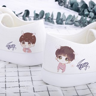 [Order] Giày in hình vẽ chibi TFBOYS