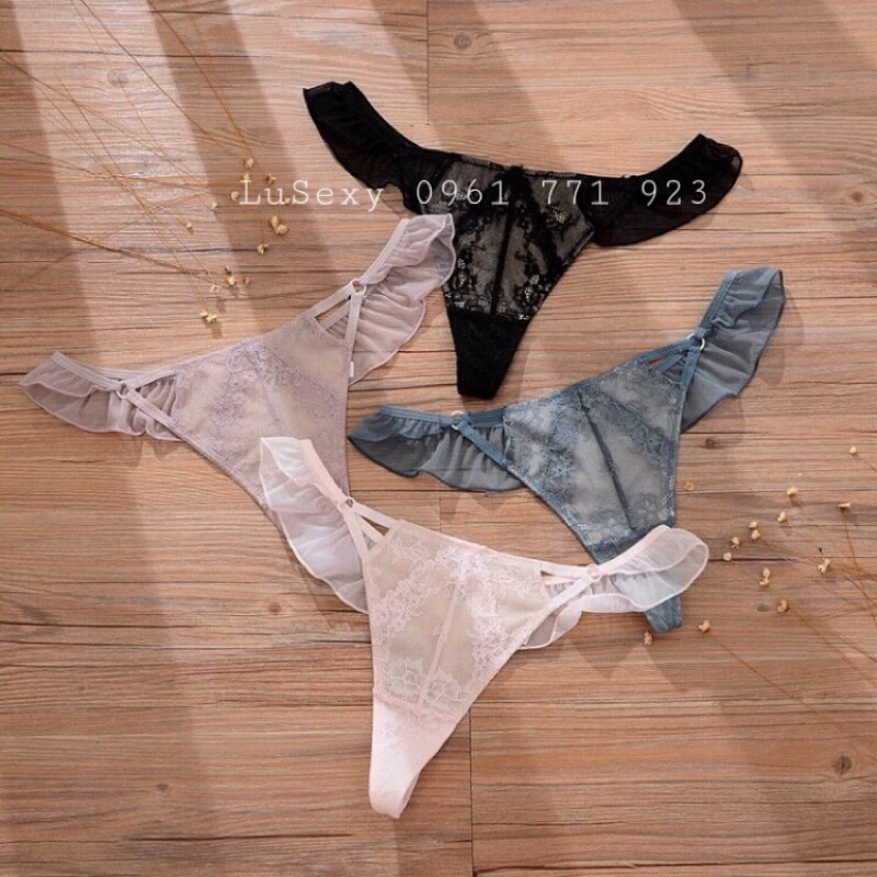 QUẦN LỌT KHE CHỮ T ĐẸP Cao Cấp - QUẦN LỌT KHE NỮ Sexy trong suốt xuyên thấu màu đen đỏ hồng xanh trắng da | BigBuy360 - bigbuy360.vn