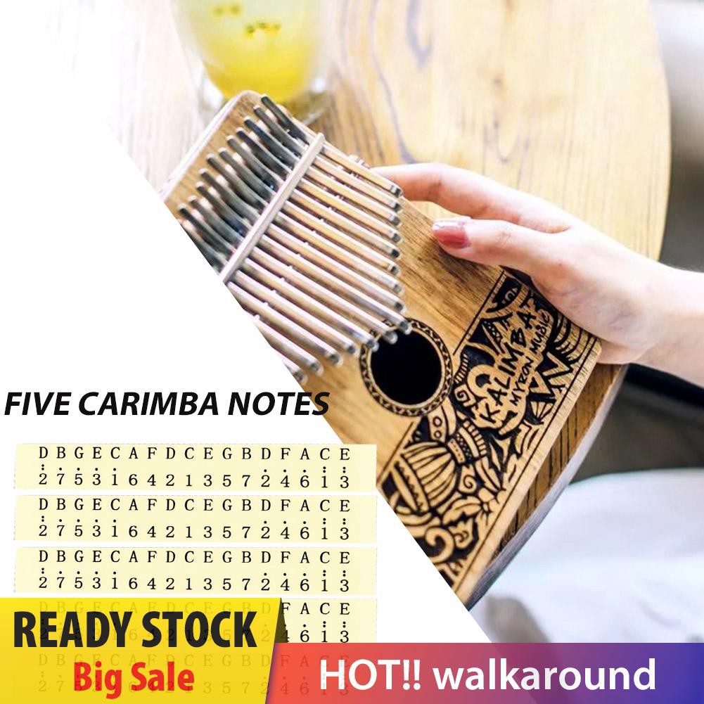 Bộ 5 Miếng Dán Trang Trí Đàn Kalimba