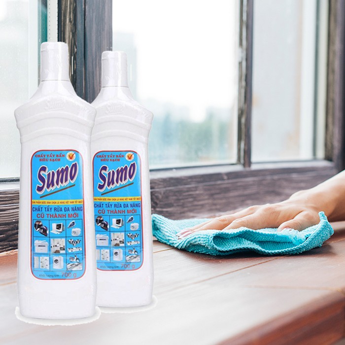 Dung Dịch Tẩy Rửa Đa Năng Sumo 700Gr/350Gr - Dung Dịch Tẩy Rỉ Sét, Ố Vàng, Dầu Mỡ, Tẩy Đầu Bò Xe Máy - Sumo Tẩy Rửa Kivo