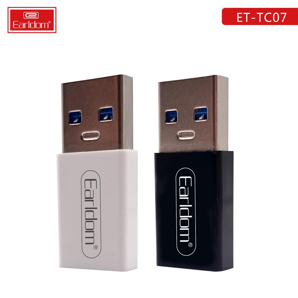 Đầu Chuyển USB Type C to USB 3.0 Earldom TC07 - Hàng Chính Hãng