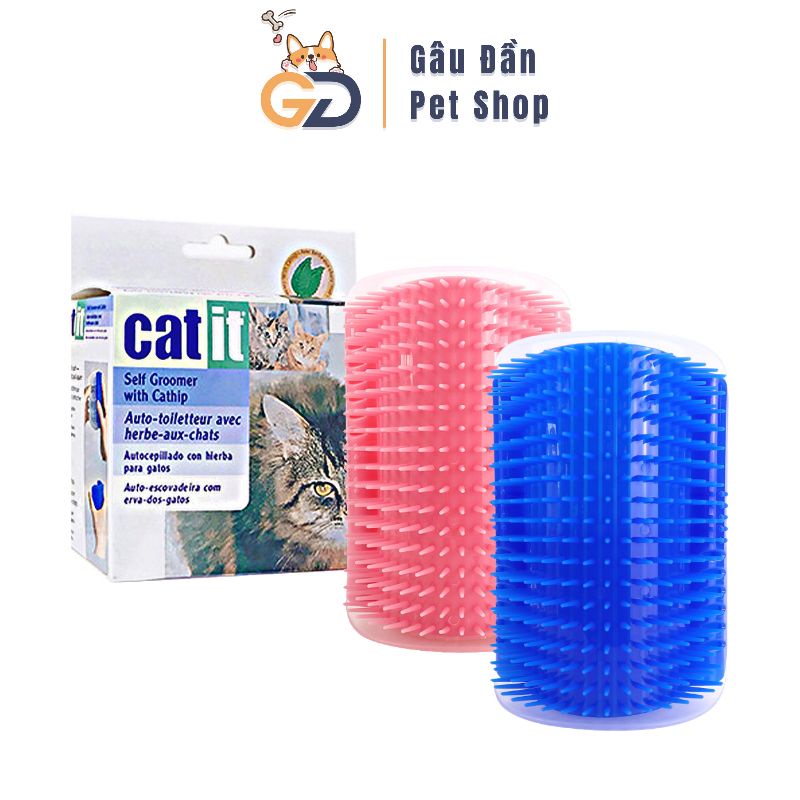 Bàn Chải Lông Chó Mèo - Bàn Chải Gắn Cạnh Tường,Chân Bàn Cho Chó Mèo