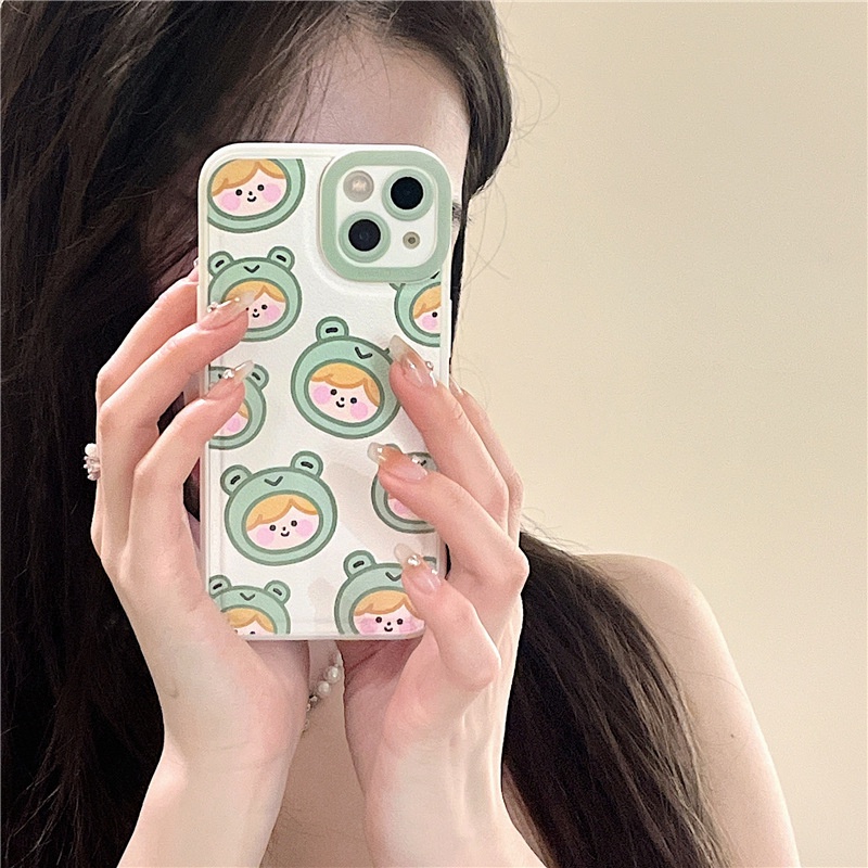 Ốp lưngiphone Ốp Lưng Họa Tiết Trái Vải Cho Iphone 7/7plus/8/8plus/x/xs/11/14pro/13/pro/max/plus/promax Dinuo case