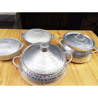 Nồi lẩu nhôm gò thủ công dân dã Bắc Bộ cho bữa ăn thêm ngon kích thước 20cm