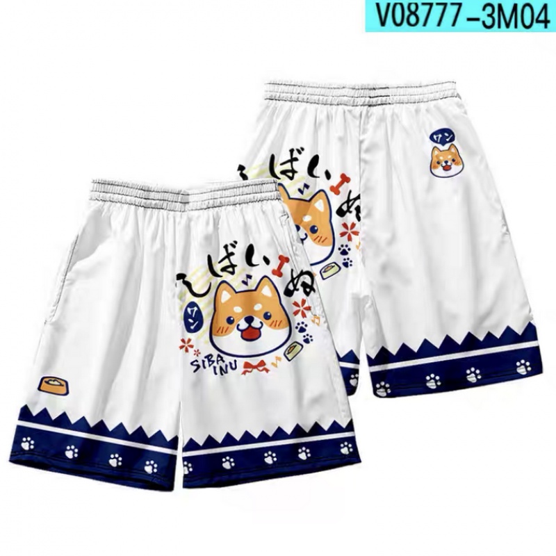 Áo khoác yukata haori kimono tay ngắn in hình Shiba Inu 3D dễ thương thời trang mùa hè giản dị cho nam và nữ