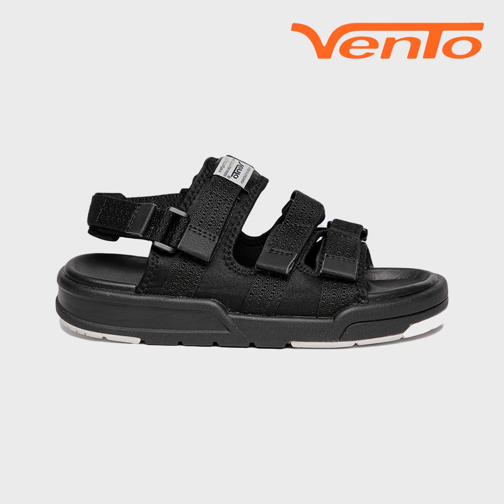 Giày Sandal Vento Nam Nữ - NV1001B Đen Trắng