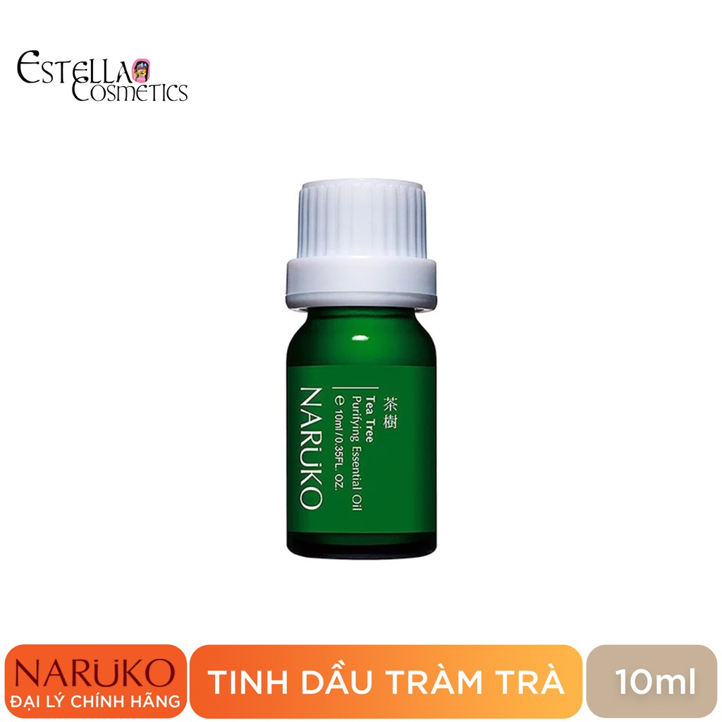 Tinh Dầu Ngăn Ngừa Và Làm Giảm Mụn Viêm, Sưng Tấy Trà Tràm Naruko  Tea Tree Purifying Essential Oil 10ml