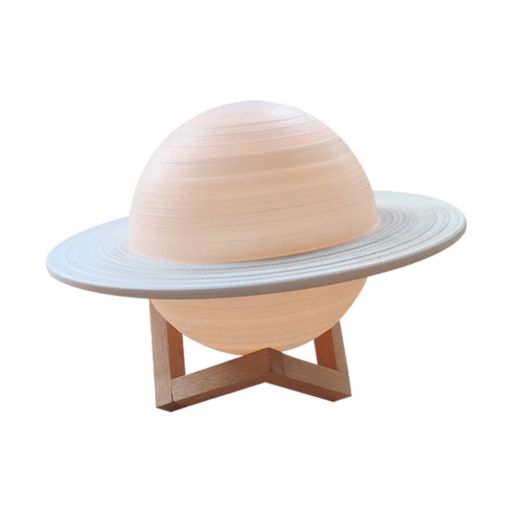 3D Bedroom Bedside Saturn Sphere Moon Night Light USB Charging Pat Lamp Decor