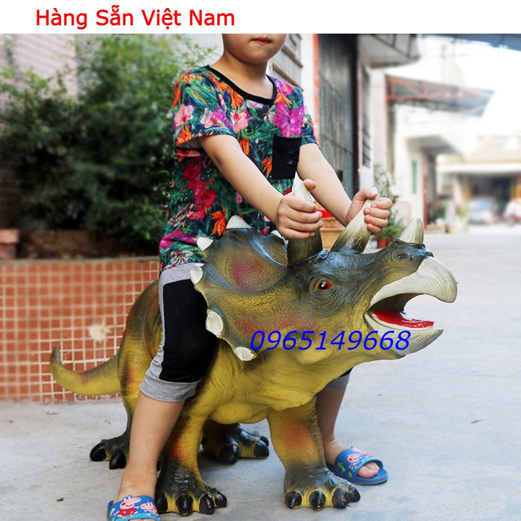 Mô hình đồ chơi khủng long biết kêu bằng cao su mềm siêu to khổng lồ