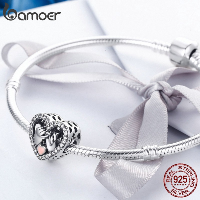 Hạt Charm Bamoer Chất Liệu Bạc 925 Dùng Để Làm Đồ Trang Sức Thủ Công