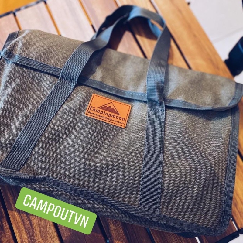 Bếp nướng cắm trại campingmoon campoutvn bếp campingmoon mt2 cắm trại du lịch bếp than nướng inox A249