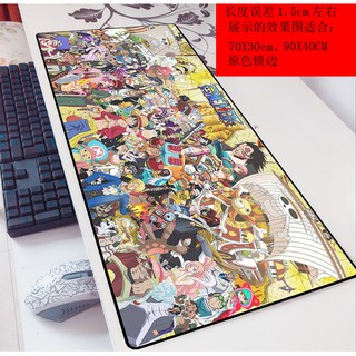 Tấm Lót Chuột Và Bàn Phím Cỡ 3mm In Hình Nhân Vật One Piece Cá Tính