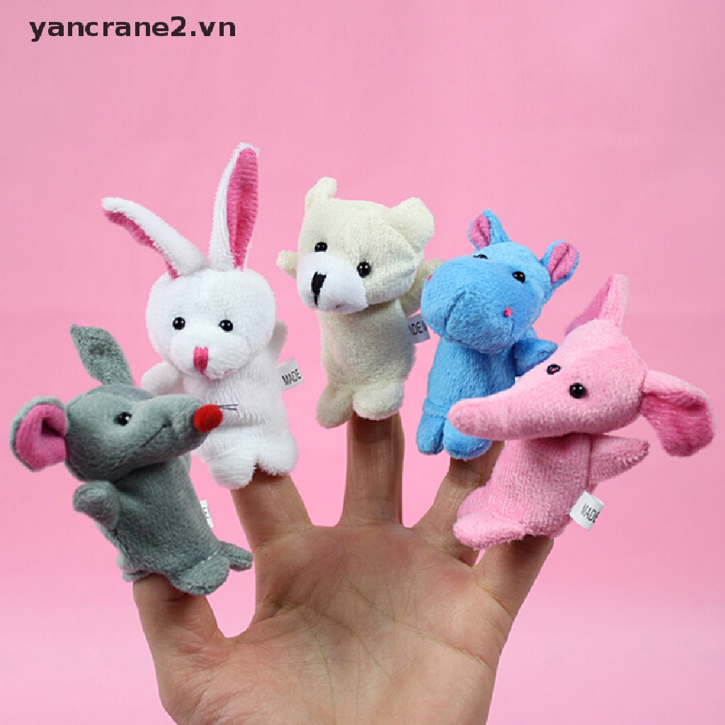 Bộ 10 Con Rối Đeo Ngón Tay Hình Động Vật Hoạt Hình Nhồi Bông Đáng Yêu Mềm Mại Dành Cho Trẻ {yancrane2.vn}