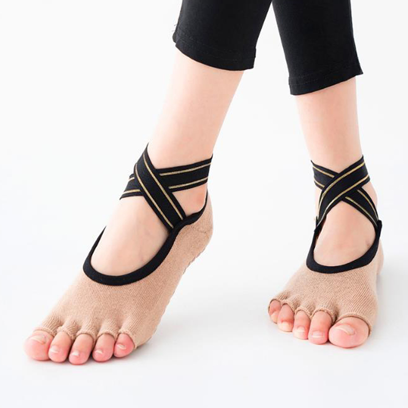 Vớ Tập Yoga Chống Trượt Bằng Chất Liệu Silicone