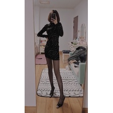 Giày cao gót mũi kim loại da bóng đế 6cm và 8cm