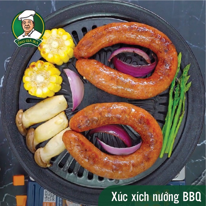 Xúc xích Nướng BBQ Ông già IKA 250g