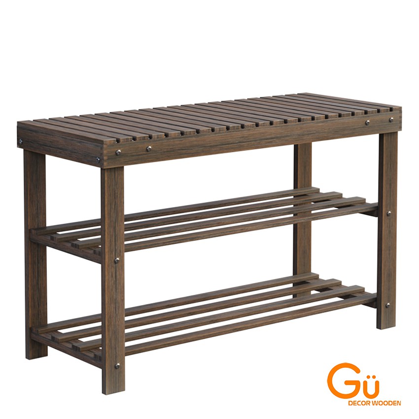 Kệ Để Giày Dép - Gía Đựng Giày 3 Tầng Tháo Lắp Tiện Dụng - Gu. Decor Wooden