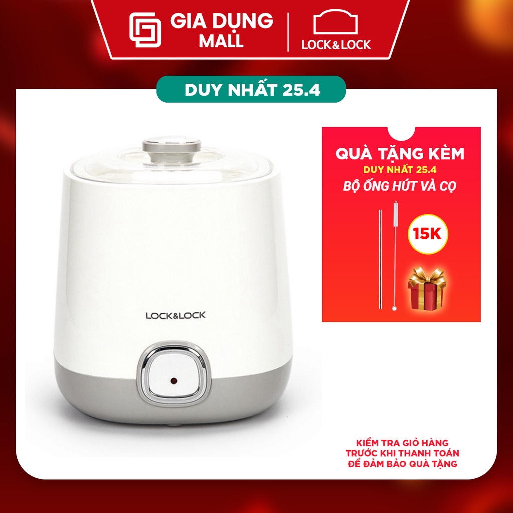 Máy Làm Sữa Chua Lock&amp;Lock EJY110SLV (1000ml)[Chính hãng]