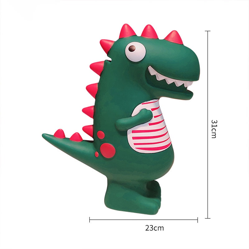 Ống Heo Tiết Kiệm Tiền Hình Khủng Long Xanh Dễ Thương