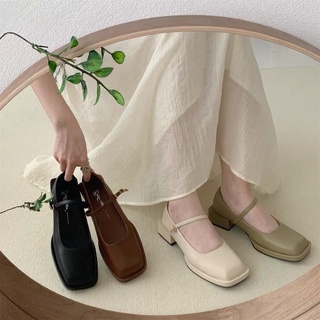 ( Có Sẵn) Giày nữ MaryJane tiểu thư đế 4 cm chất da đẹp GB211 Eudora6868