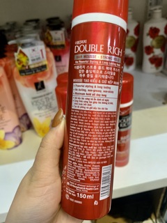 Keo Xịt Tóc Double Rich 150ml giữ nếp tóc cứng( Dạng bọt)