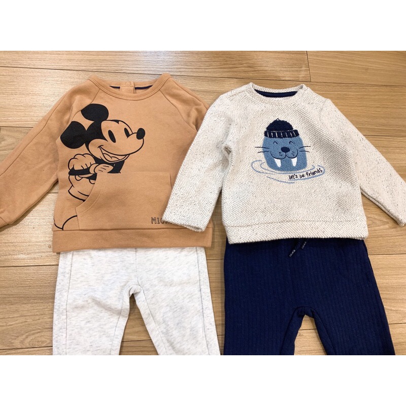 Bộ nỉ CA Baby cho bé siêu xinh