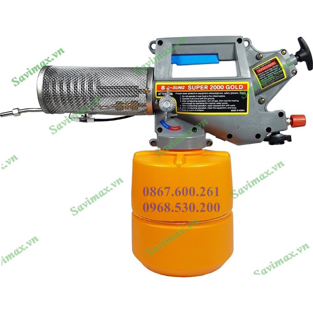 Máy phun khói mini Hàn Quốc savi2000 ,phun muỗi, phun côn trùng cho chuồng trại