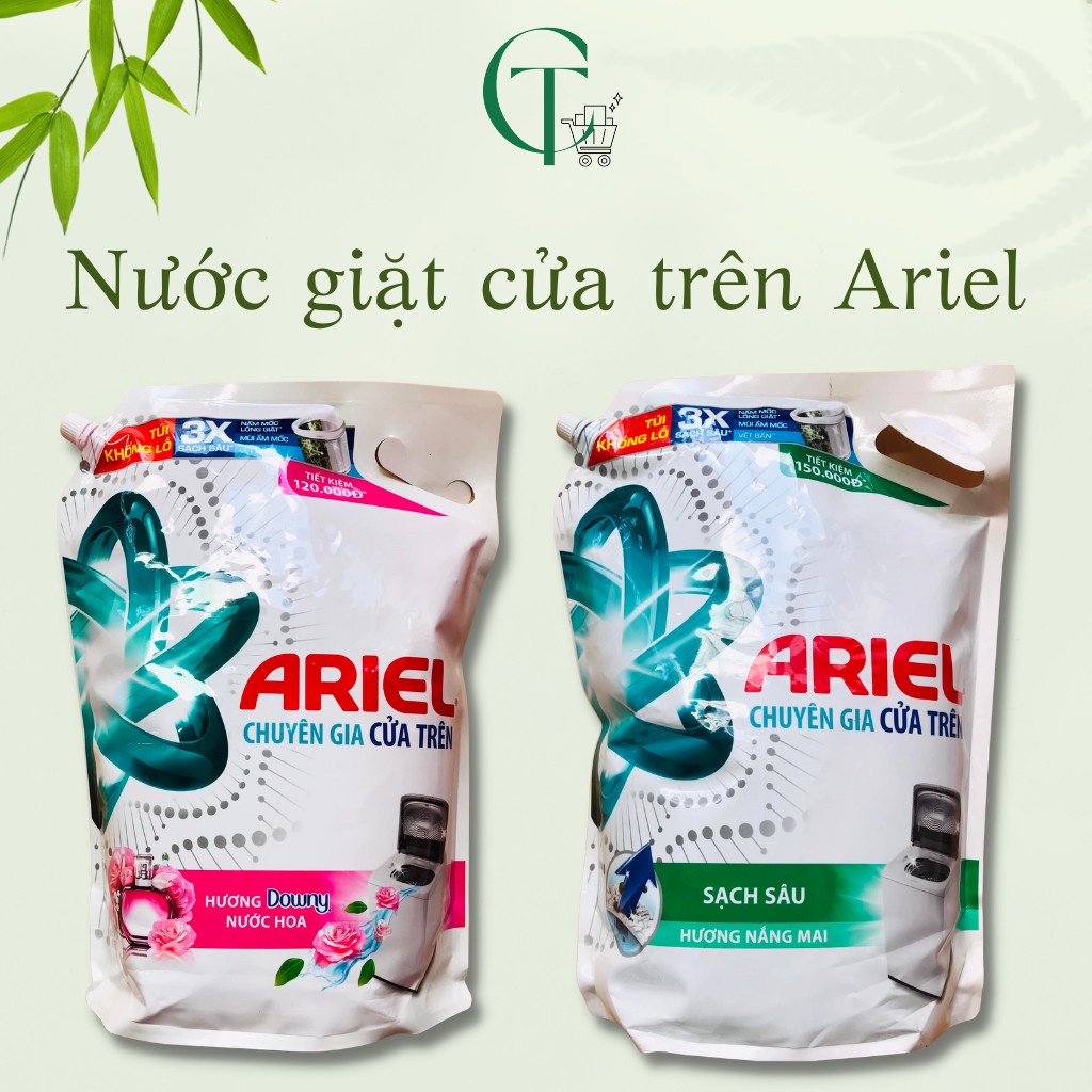 Túi nước giặt ARIEL chuyên gia cửa trên 3,9/ 4,1Kg