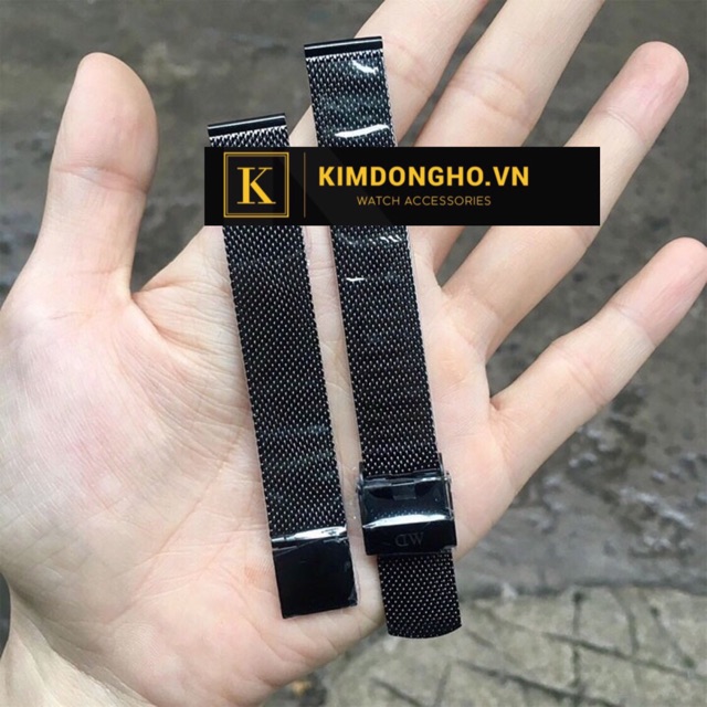 (TẶNG KÈM DỤNG CỤ THAY DÂY VÀ CHỐT) Dây đồng hồ lưới thép DW không gỉ case 32mm, 36mm, 40mm