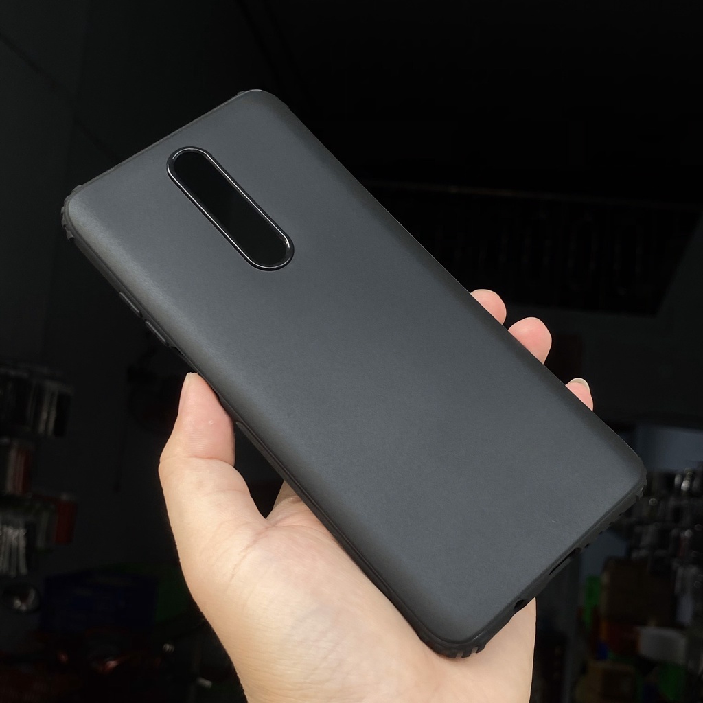Ốp lưng cho Xiaomi Redmi K30 4G - 5G nhựa dẻo TPU Đen 4 gốc chống sốc