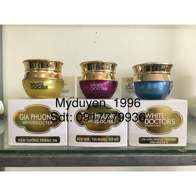 Kem dưỡng trắng da whitedoctor Gia Phương 10g