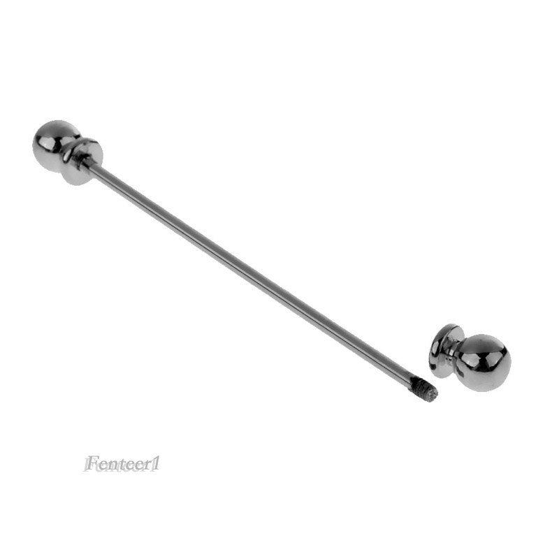 [Fenteer1] Fenteer 1 Kẹp Cà Vạt Nam Cổ Áo Tròn Màu Bạc